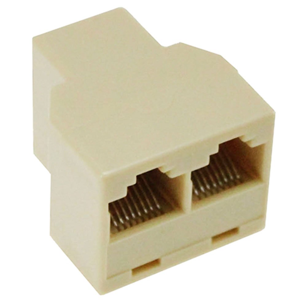 Adaptador RJ45 3 Fêmeas  - Imagem zoom