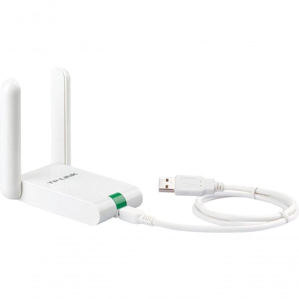 Adaptador Usb Wireless N 300mbps 2 Antenas Destacável 3dbi Tl-wn822n - Imagem zoom