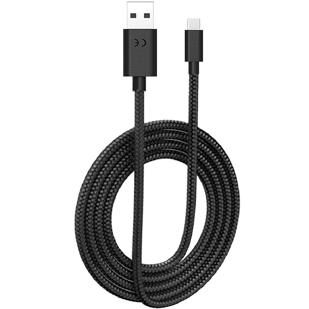 Cabo Premium USB A para USB C Nylon Trançado Preto 1.5m  - Imagem zoom