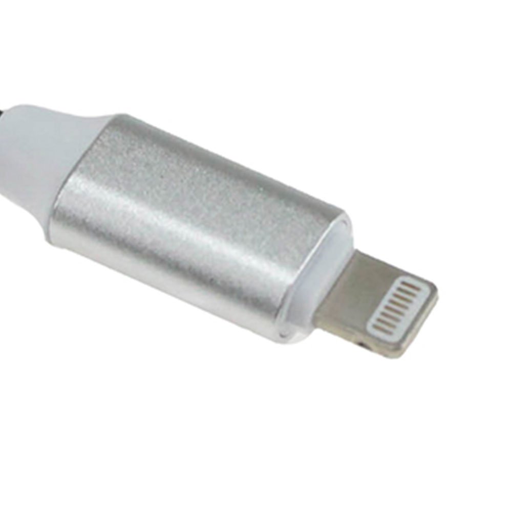 Cabo USB X Iphone 1M com Led Ativado por Som  - Imagem