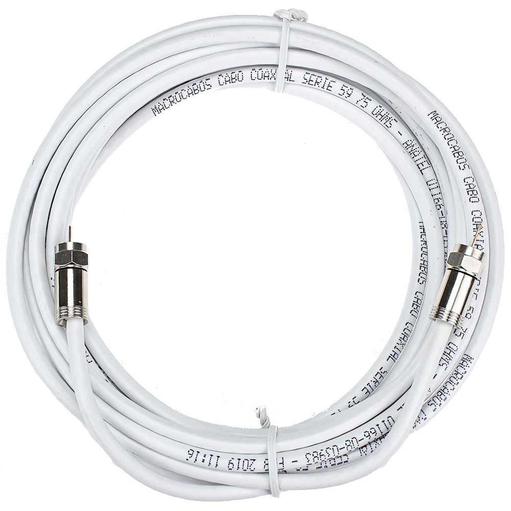 Cabo Coaxial Branco RGC 59/47 5M  - Imagem zoom