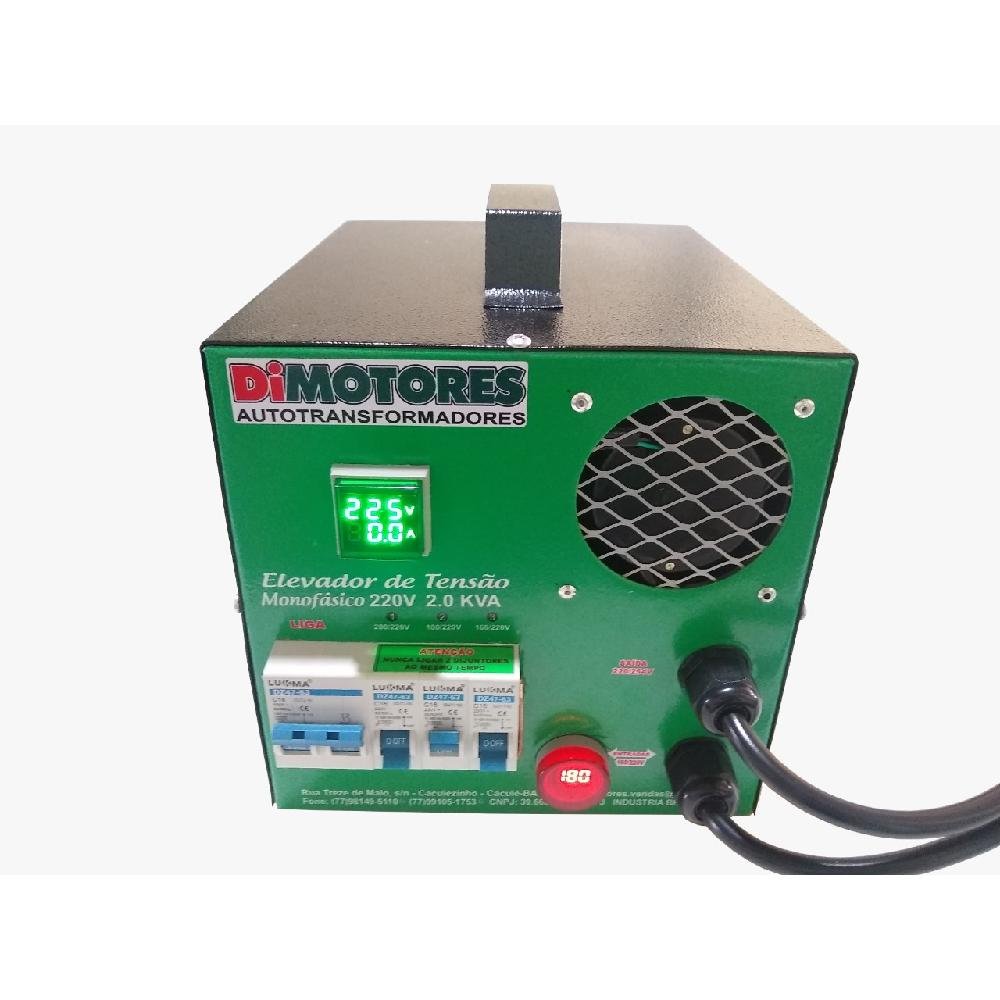 Autotransformador Elevador De Tensão 2.5kva monofásico 220v-DIMOTORES-285973