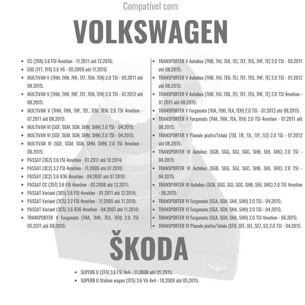 Bomba d'Água Auxiliar Pelegrin PEL-0213 1K0965561B Compatível com Volkswagen e Skoda - Imagem