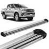 Estribo Lateral Hilux 2005 a 2015 Aluminio Prata Keko K1 - Imagem 1