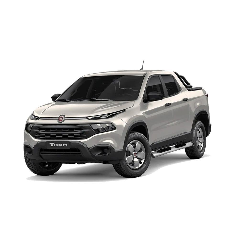 Estribo Oval Fiat Toro 2016 a 2022 em Aço Inox Onix Grafite - Imagem