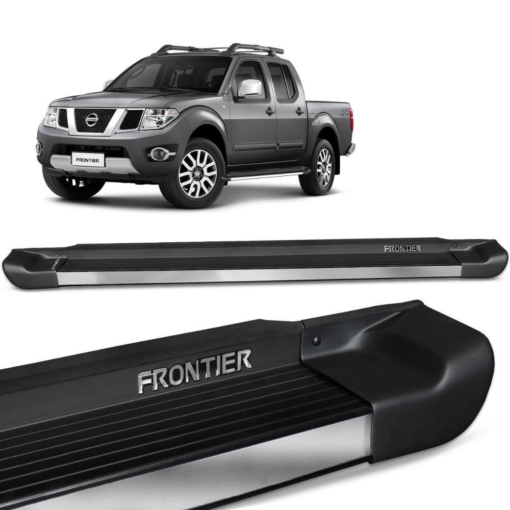 Estribo Lateral Frontier 2008 a 2016 Preto Fosco Personalizado - Imagem zoom