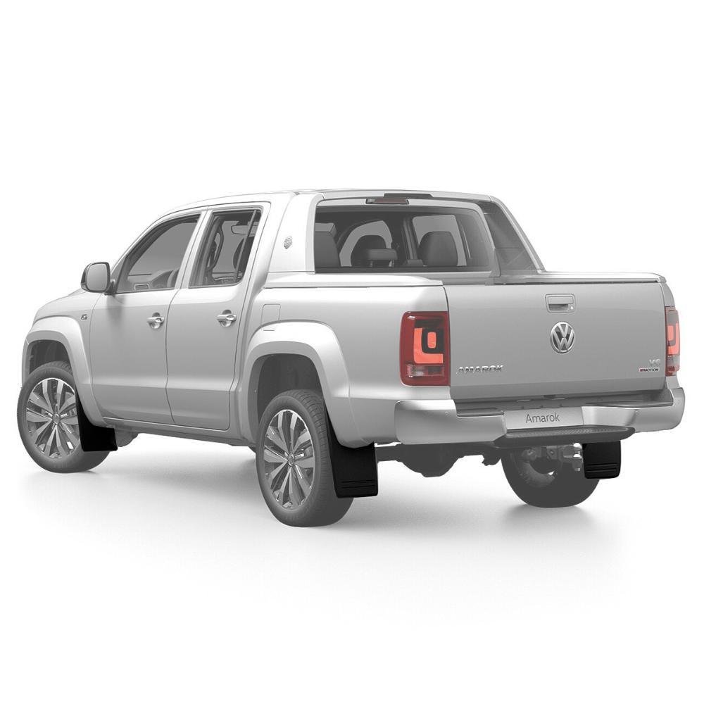 Kit Apara Barro Amarok 2010 a 2023 Protetor Lameira 4 Peças - Imagem