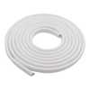 Borracha Couro Cobra Proteção Da Porta 7x14 Mm Branca 50 M UNIFLEX-619626 - Imagem 1