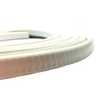 Borracha Couro Cobra Proteção Da Porta 7x14 Mm Branca 50 M UNIFLEX-619626 - Imagem 4