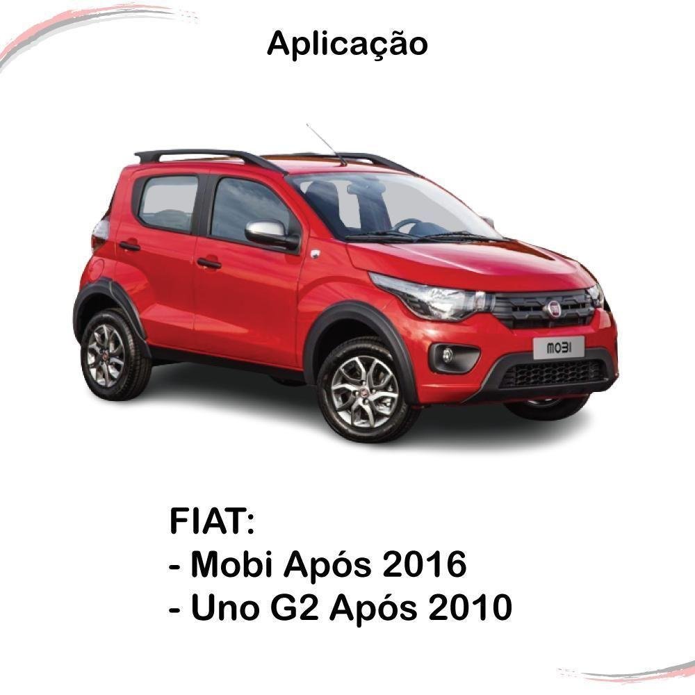 Par Bandeja Suspensão Completa Dianteira Fiat Mobi Após 2016 AMORTEX-619577 - Imagem