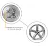 Emblema Adesivo Roda Esportiva Calota Resinado 48mm Peugeot - Imagem 4
