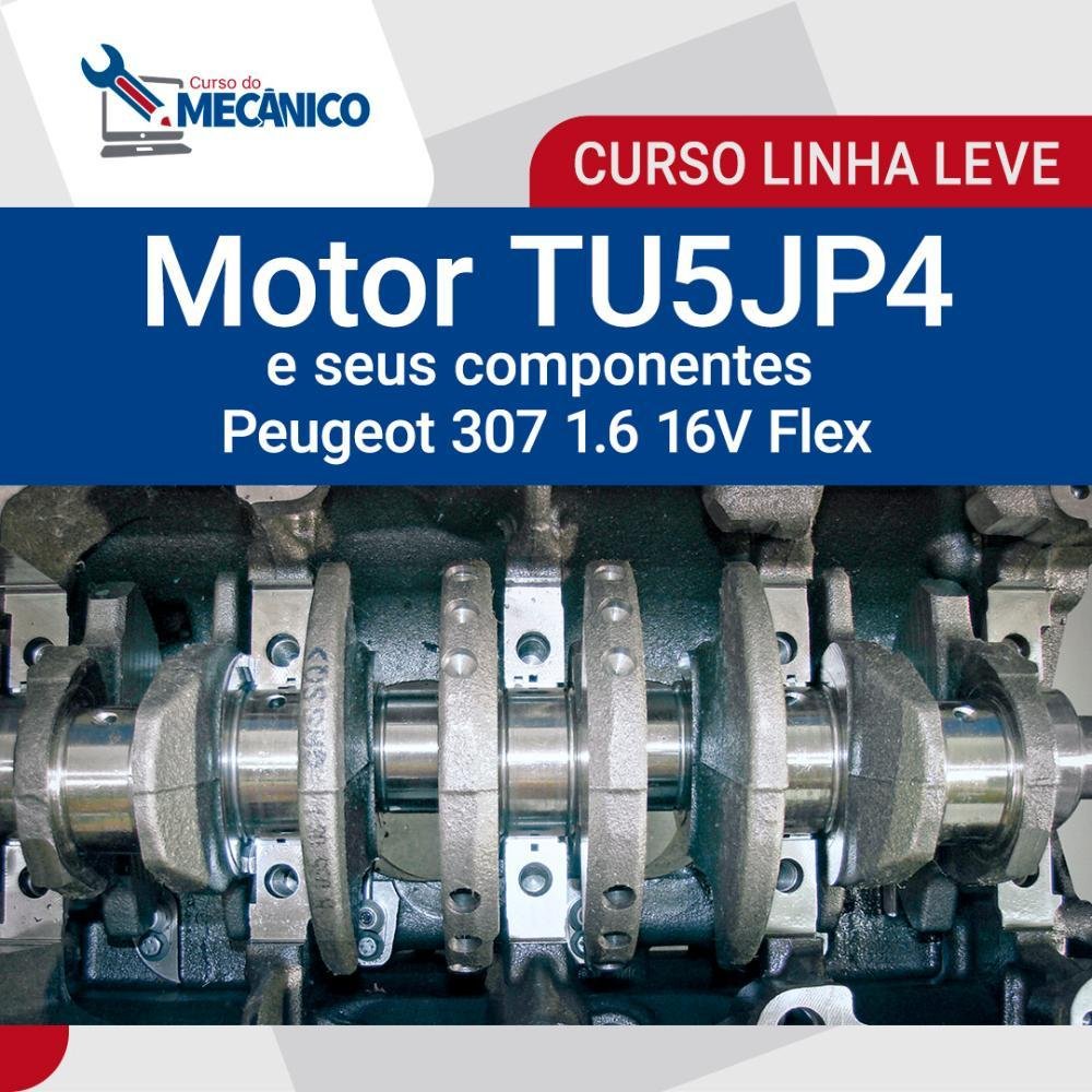 Curso: Motor TU5JP4 e seus componentes - Peugeot 307 1.6 16V Flex - Imagem zoom